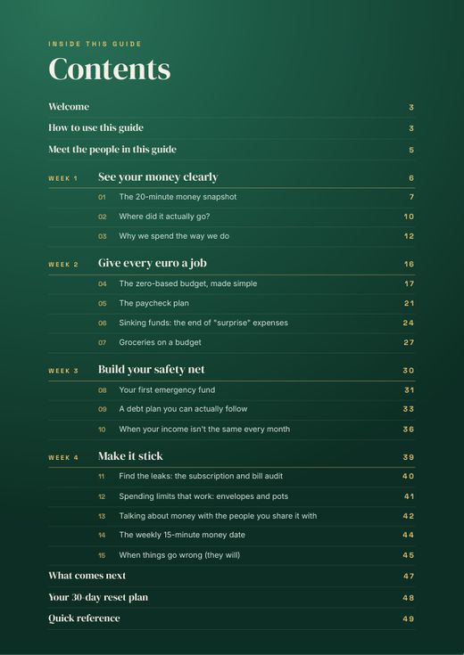 Page from The Money Reset